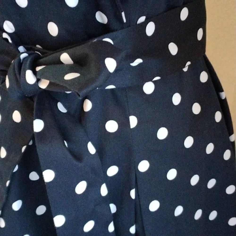 Chaps Polka Dot Dress - Picture 5 of 10